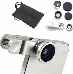 Słuchawka na telefon, z klipsem, srebrna, 3w1, No Name 4