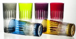 Crystal Julia Szklanki kryształowe long drink 6 sztuk mix kolorów Stellum 2