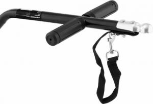 Uniprodo Wózek przyczepka rowerowa transportowa z pudełkiem i odblaskami do 35 kg + plandeka 3