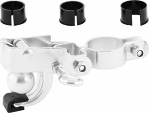 Uniprodo Wózek przyczepka rowerowa transportowa z pudełkiem i odblaskami do 35 kg + plandeka 7