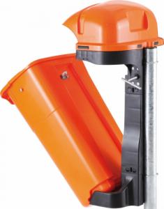 Europlast Austria Kosz kubeł uliczny miejski na słupek lub ścianę URBAN BIN 50L - czarny Kosz kubeł uliczny miejski na słupek lub ścianę URBAN BIN 50L - czarny 6