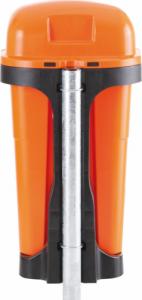 Europlast Austria Kosz kubeł uliczny miejski na słupek lub ścianę URBAN BIN 50L - czarny Kosz kubeł uliczny miejski na słupek lub ścianę URBAN BIN 50L - czarny 7