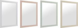 DKD Home Decor Lustro ścienne DKD Home Decor Szkło Różowy Kolor Zielony polistyrenu (60 x 2 x 86 cm) (4 pcs) 1