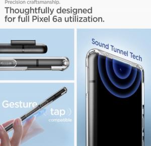 Telefon komórkowy Spigen Spigen Ultra Hybrid etui na telefon Google Pixel 6A przezroczysty 12