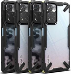 Ringke Etui Ringke Fusion X do Xiaomi Redmi Note 11 Pro+ Plus 5G Lime Glow Black 14