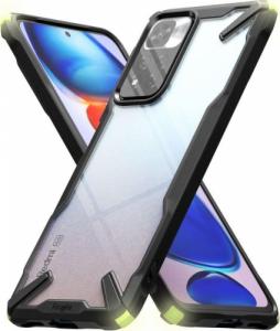 Ringke Etui Ringke Fusion X do Xiaomi Redmi Note 11 Pro+ Plus 5G Lime Glow Black 2