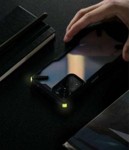 Ringke Etui Ringke Fusion X do Xiaomi Redmi Note 11 Pro+ Plus 5G Lime Glow Black 4