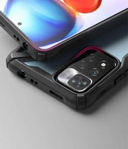 Ringke Etui Ringke Fusion X do Xiaomi Redmi Note 11 Pro+ Plus 5G Lime Glow Black 5