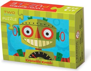 Crocodile Creek Puzzle dwustronne - roboty (212338) 1