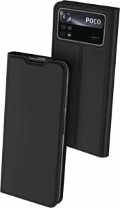 Dux Ducis Etui ochronne z klapką Dux Ducis Skin Pro skórzane do Xiaomi Poco X4 Pro 5G Czarne 2