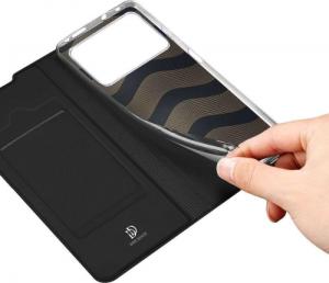 Dux Ducis Etui ochronne z klapką Dux Ducis Skin Pro skórzane do Xiaomi Poco X4 Pro 5G Czarne 7