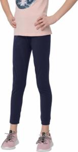 4f Legginsy dla dziewczynki 4F granatowe HJL22 JLEG001 31S : Rozmiar - 128cm 1