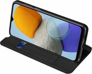 Dux Ducis Zamykane etui z klapką Dux Ducis Skin Pro skórzane do Samsung Galaxy M23 5G Czarne 6