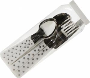 Pepco PEPCO Zestaw sztućców z plastikowmi rączkami, komplet 24szt. 2