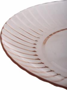 Pepco PEPCO Talerz deserowy plastikowy piknikowy Różowy 2