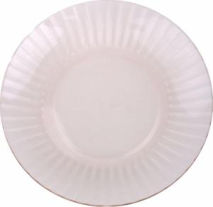 Pepco PEPCO Talerz deserowy plastikowy piknikowy Różowy 3
