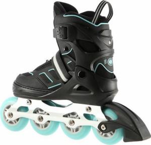 Rolki Nils Extreme NA14174A rekreacyjne regulowane czarne r. 35-38 3