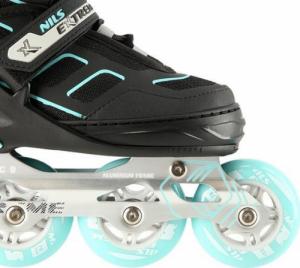 Rolki Nils Extreme NA14174A rekreacyjne regulowane czarne r. 35-38 6