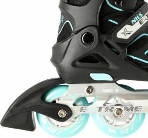 Rolki Nils Extreme NA14174A rekreacyjne regulowane czarne r. 39-42 5