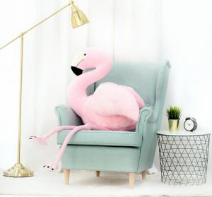 Blue Ride Wielki Ptak Flaming Pluszowy Różowy 150 cm 2