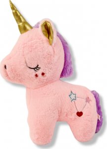 BLUBELL Jednorożec stojący maskotka pluszowa 50 cm różowy 3