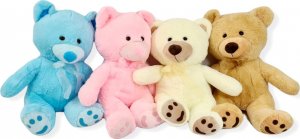 BLUBELL Mój Pierwszy Miś Pluszowy klasyczny na roczek chrzest 50 cm Biały 2