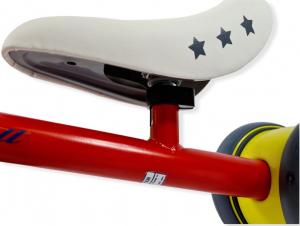 BLUBELL Pierwszy Rowerek biegowy jeździk dziecięcy regulacja siodełka Blubell 1002 czerwony 4