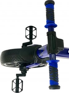 Rowerek biegowy Blue Ride Rower biegowy 4-kołowy 4w1 składany do auta Blubell 110 niebieski 5