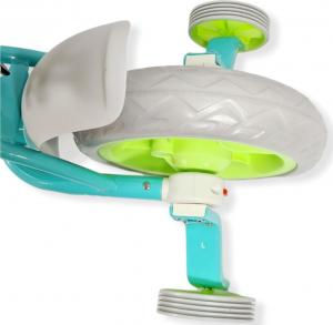 Rowerek biegowy BLUBELL pedały koła pomocnicze 2 w 1 Blubell niebieski 4