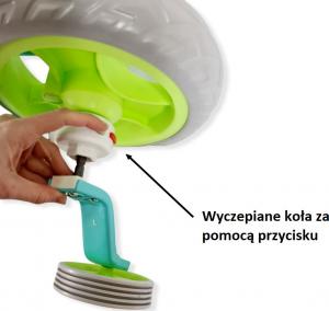 Rowerek biegowy BLUBELL pedały koła pomocnicze 2 w 1 Blubell niebieski 5