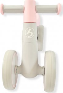 BLUBELL Rowerek biegowy na roczek Premium MILA szary z różowym siodełkiem 5