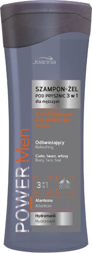 Joanna Power Men Szampon-żel pod prysznic 3w1 300ml 2
