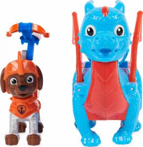 Figurka Spin Master Psi Patrol Rescue Knights Rycerze 2 figurki Zuma i smok Ruby 4