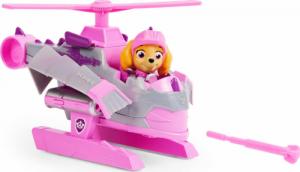 Figurka Spin Master Psi Patrol Rescue Knights Rycerze Skye figurka i pojazd helikopter 3