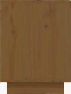 vidaXL vidaXL Szafka na buty, miodowy brąz, 110x34x45 cm, lite drewno sosnowe 6