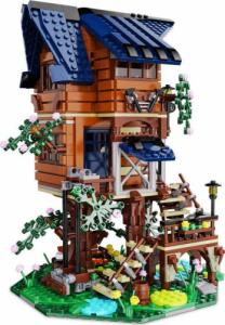 Cada Cada klocki Cztery Pory Roku Domek na drzewie 1155 el. światło LED 2