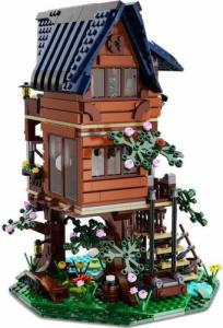 Cada Cada klocki Cztery Pory Roku Domek na drzewie 1155 el. światło LED 4