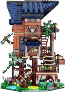 Cada Cada klocki Cztery Pory Roku Domek na drzewie 1155 el. światło LED 5