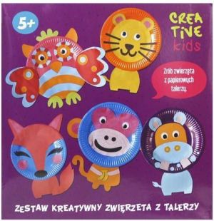 Creative Kids Zestaw kreatywny Zwierzęta z talerzy (213457) 1
