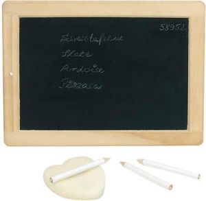 Goki Mała tablica z kredkami i gąbką - 212693 2