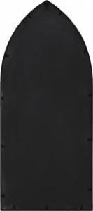 vidaXL vidaXL Lustro ogrodowe, czarne, 100x45 cm, żelazne 4