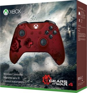 Pad Microsoft Xbox One Gears of War 4 Crimson Omen (WL3-00003) 2