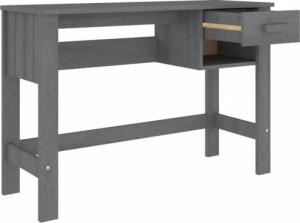 Biurko vidaXL Ciemnoszare 110 cm x 40 cm 7