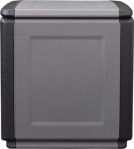 Skrzynia ogrodowa vidaXL vidaXL Skrzynia ogrodowa, 54x53x57 cm, 130 L, ciemnoszaro-czarna 2