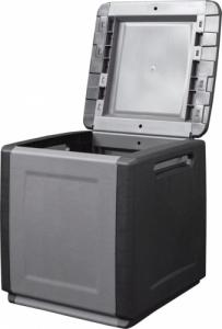 Skrzynia ogrodowa vidaXL vidaXL Skrzynia ogrodowa, 54x53x57 cm, 130 L, ciemnoszaro-czarna 4