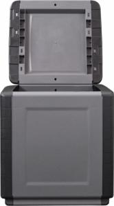 Skrzynia ogrodowa vidaXL vidaXL Skrzynia ogrodowa, 54x53x57 cm, 130 L, ciemnoszaro-czarna 5