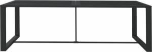 vidaXL vidaXL Stół ogrodowy, antracytowy, 120x60x66 cm, aluminium 3