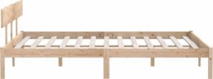 vidaXL vidaXL Rama łóżka, lite drewno sosnowe, 200 x 200 cm 5