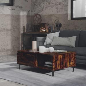 vidaXL Stolik kawowy, przydymiony dąb, 90x60x35 cm, płyta wiórowa 3