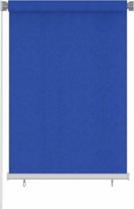 vidaXL vidaXL Roleta zewnętrzna, 100x140 cm, niebieska, HDPE 1